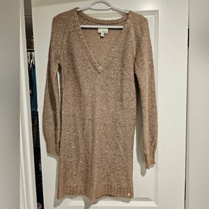 Greylin Beautiful Glitter Sweater Dress Size S